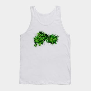 Green Koi Splash Tank Top